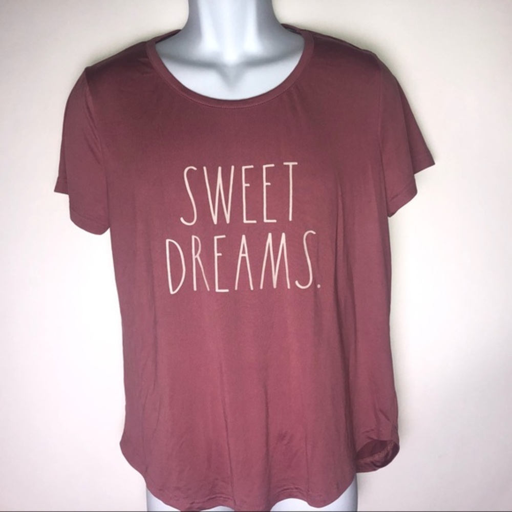 Rae Dunn Sleep Shirt Pink Women's Large Sweet‎ Dreams